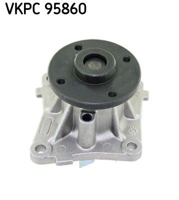 SKF VKPC 95860 Water pump with gaskets/seals, Sheet Steel, for v-ribbed belt use