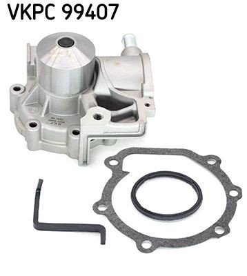 VKPC 99407 SKF Water pumps SUBARU with gaskets/seals, Cast Iron, for timing belt drive