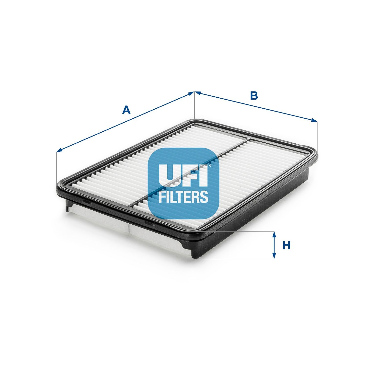 UFI 37,5mm, 196mm, 294,5mm, Filter Insert Length: 294,5mm, Width: 196mm, Height: 37,5mm Engine air filter 30.A20.00 buy