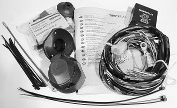 Towbar electric kit WESTFALIA 300072300107 - Opel TIGRA Trailer hitch spare parts order