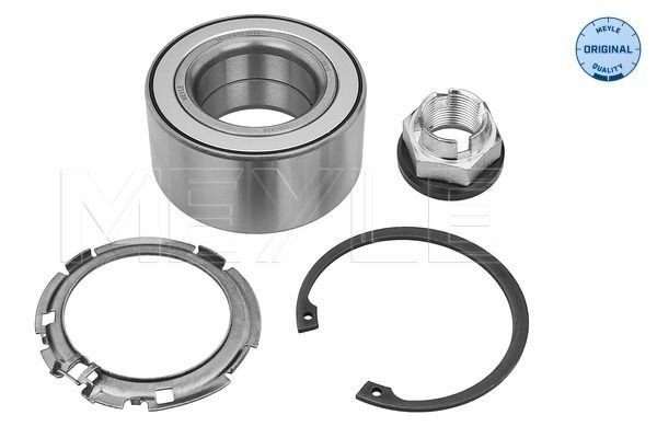 Wheel bearings MEYLE Front Axle, with attachment material, with integrated magnetic sensor ring, 83 mm, Ball Bearing - 16-14 650 0021