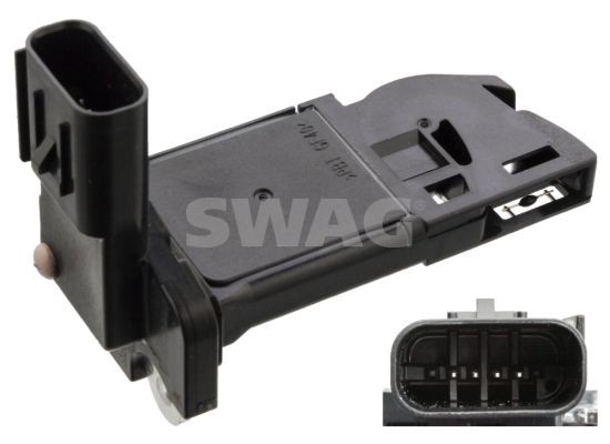 Great value for money - SWAG Mass air flow sensor 50 10 5909