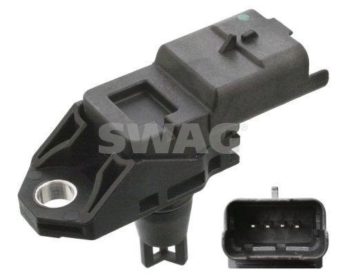 SWAG 50106021 Sensor, boost pressure 1796446