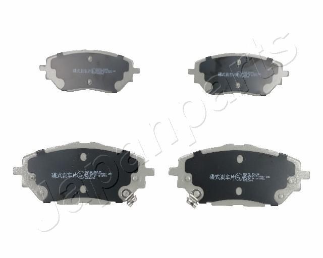 JAPANPARTS Front Axle Height 1: 61mm, Height: 63mm, Thickness: 19mm Brake pads PA-2022AF buy