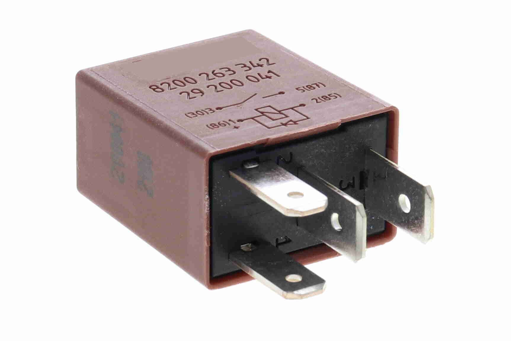 HELLA 4RD 933 332-201 Relay, main current - 24V - 5-pin connector -  Normally Closed Contact/Normally Open Contact/Changeover Contact - with  holder : : Automotive