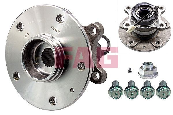 FAG 713 6237 40 Wheel bearing kit Photo corresponds to scope of supply, 140, 72 mm