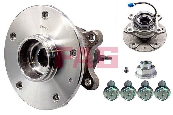 713 6237 50 FAG Wheel hub assembly SUZUKI Photo corresponds to scope of supply, 140, 72 mm