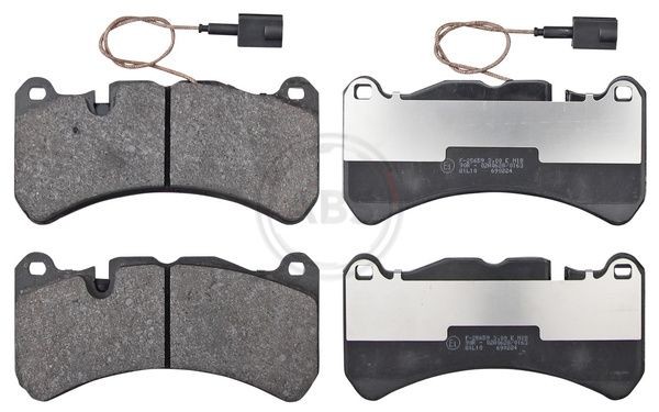 A.B.S. with integrated wear sensor Height 1: 81,4mm, Width 1: 164,6mm, Thickness 1: 16mm Brake pads 35174 buy