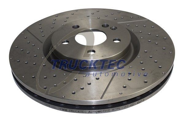 TRUCKTEC AUTOMOTIVE 02.35.566 Brake disc Front Axle, 350x32mm, 5x112, perforated/vented