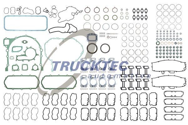 TRUCKTEC AUTOMOTIVE 04.10.118 Dichtungsvollsatz, Motor für SCANIA 4 - series LKW in Original Qualität