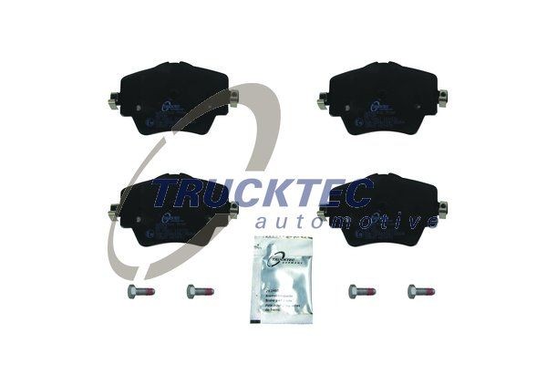 TRUCKTEC AUTOMOTIVE 08.35.203 Brake pad set Front Axle, prepared for wear indicator