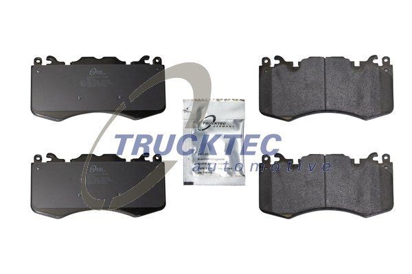 TRUCKTEC AUTOMOTIVE 22.35.123 Brake pad set Front Axle, excl. wear warning contact