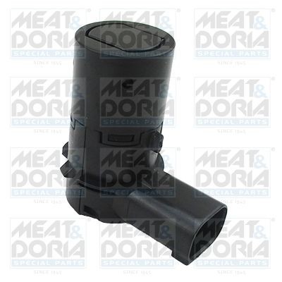 Parking assist sensor MEAT & DORIA Rear, black, Ultrasonic Sensor - 94682