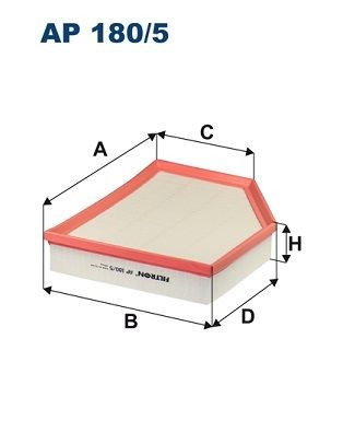 Great value for money - FILTRON Air filter AP 180/5