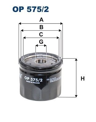 FILTRON OP 575/2 Oil filter HONDA experience and price