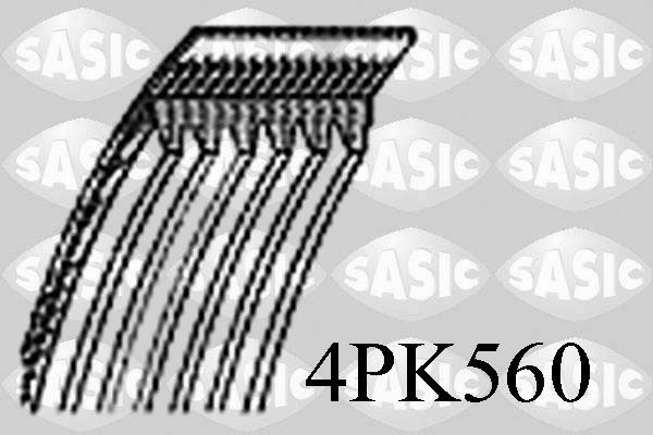 SASIC 4PK560 Serpentine belt 77 01 035 651