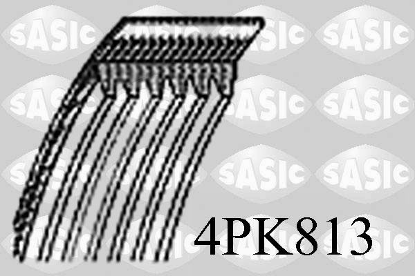 SASIC 4PK813 Serpentine belt 775 0729