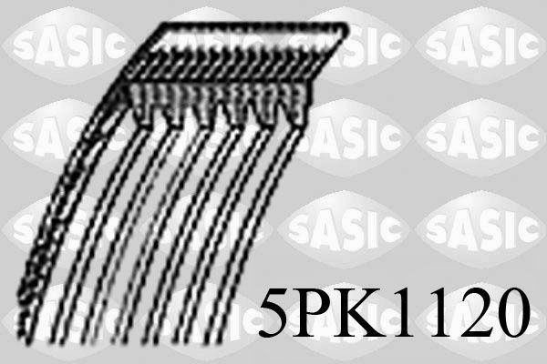 SASIC 1120mm, 5 Number of ribs: 5, Length: 1120mm Alternator belt 5PK1120 buy