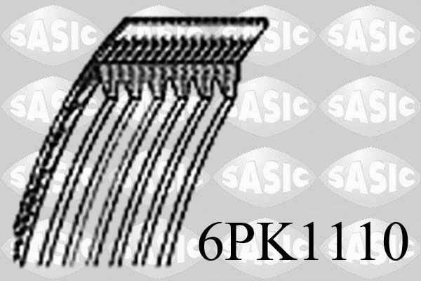 SASIC 6PK1110 Serpentine belt 38920P0AJ02
