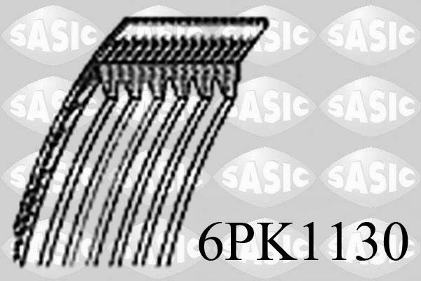 SASIC 6PK1130 Poly v-belt Audi A4 B8 1.8 TFSI 170 hp Petrol 2013 price