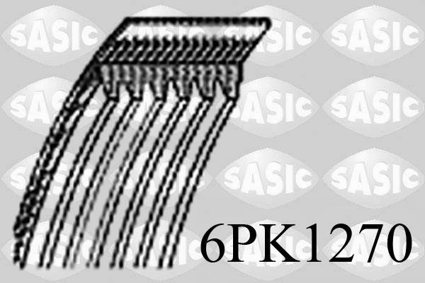 SASIC 6PK1270 Serpentine belt 1 011 612