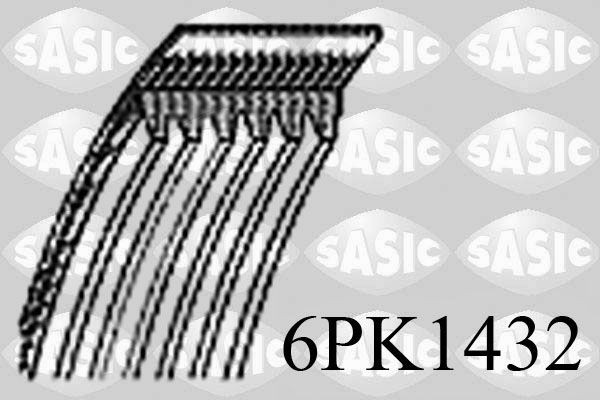SASIC 6PK1432 Serpentine belt 03F 903 137A