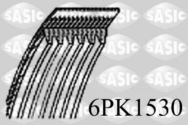 SASIC 6PK1530 Serpentine belt 55218885