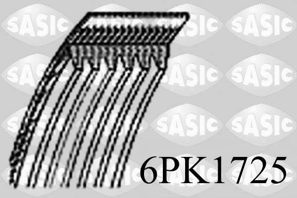 SASIC 6PK1725 Serpentine belt 13 40 621
