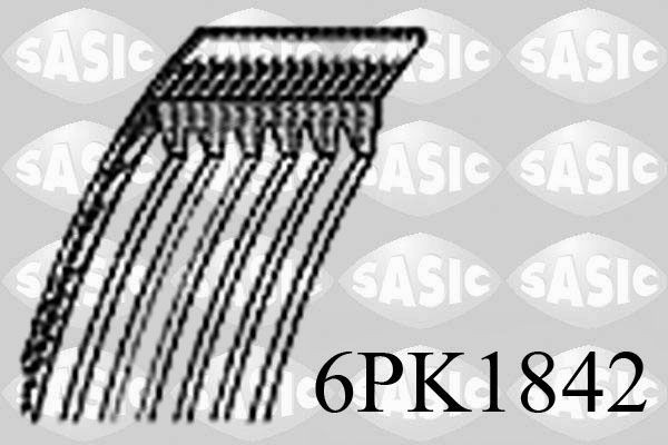 SASIC 6PK1842 Serpentine belt 71753874