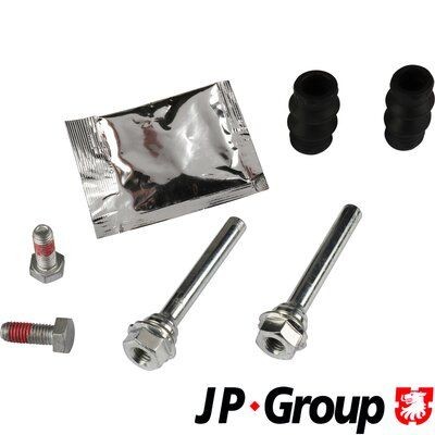 JP GROUP 1161953510 Guide Sleeve Kit, brake caliper Rear Axle, with bolts