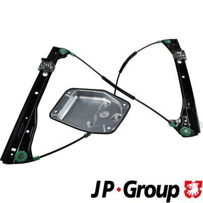 Window lifter JP GROUP Left Front, Operating Mode: Electric, without electric motor - 1188106870