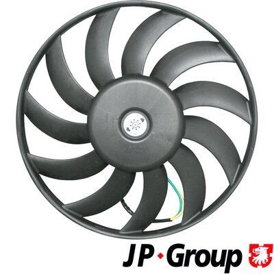 JP GROUP 1199102900 Fan, radiator Ø: 370 mm, 288W, without radiator fan shroud