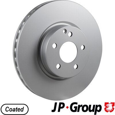 Original JP GROUP Brake disc kit 1363101700 for MERCEDES-BENZ E-Class