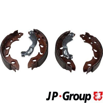 Ford FUSION Drum brake shoe support pads 13683503 JP GROUP 1563902810 online buy