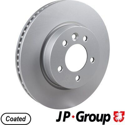 JP GROUP 3763101400 Brake disc Front Axle, 317x30mm, 5, internally vented, Coated