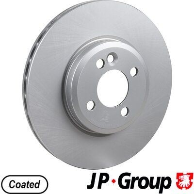 6063100600 JP GROUP Brake rotors SMART Front Axle, 294x22mm, 4, internally vented, slotted/perforated, Coated