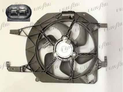 FRIGAIR 0509.2013 Cooling fan OPEL VIVARO 2001 in original quality
