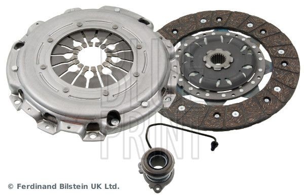 BLUE PRINT ADW1930125 Clutch kit three-piece, with central slave cylinder, with synthetic grease, 241mm