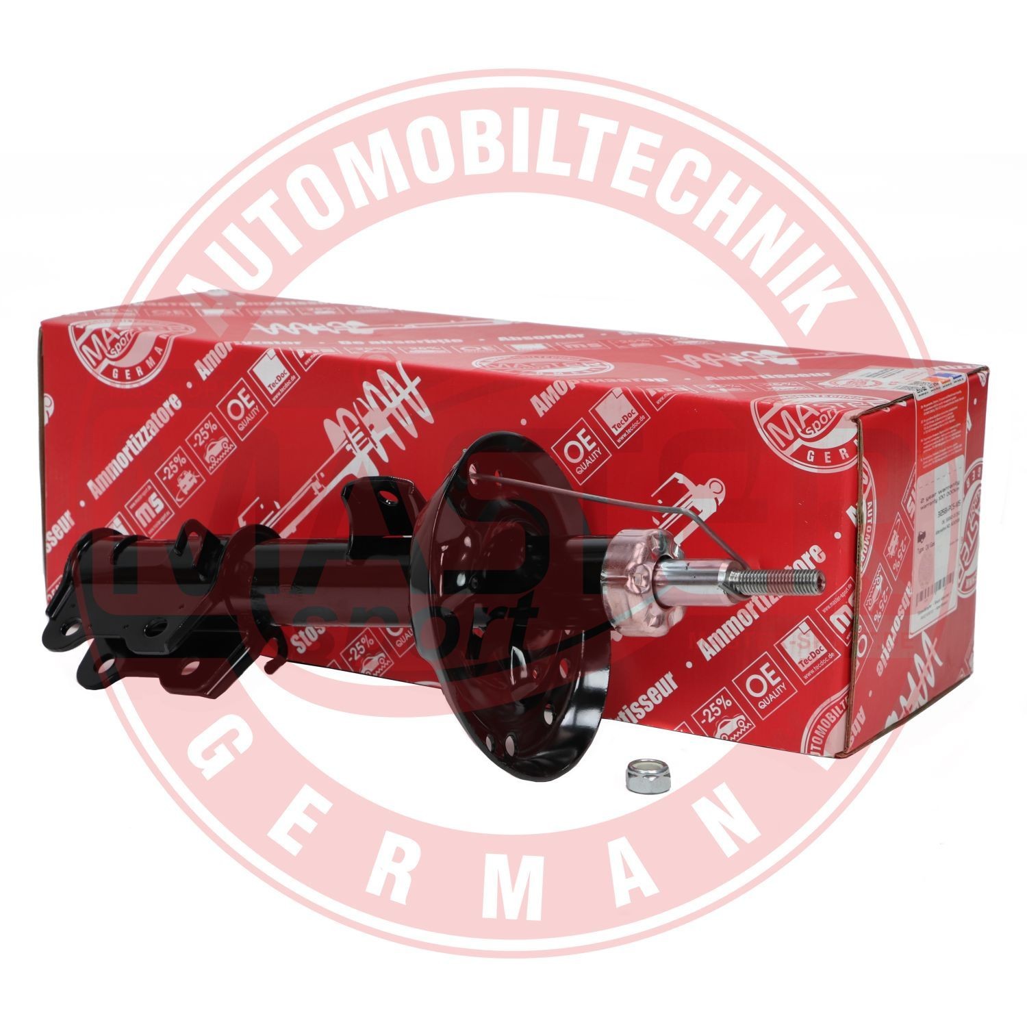 MASTER-SPORT BV163125811 Shock absorber Rear Axle Right, Gas Pressure, Twin-Tube, Suspension Strut, Top pin