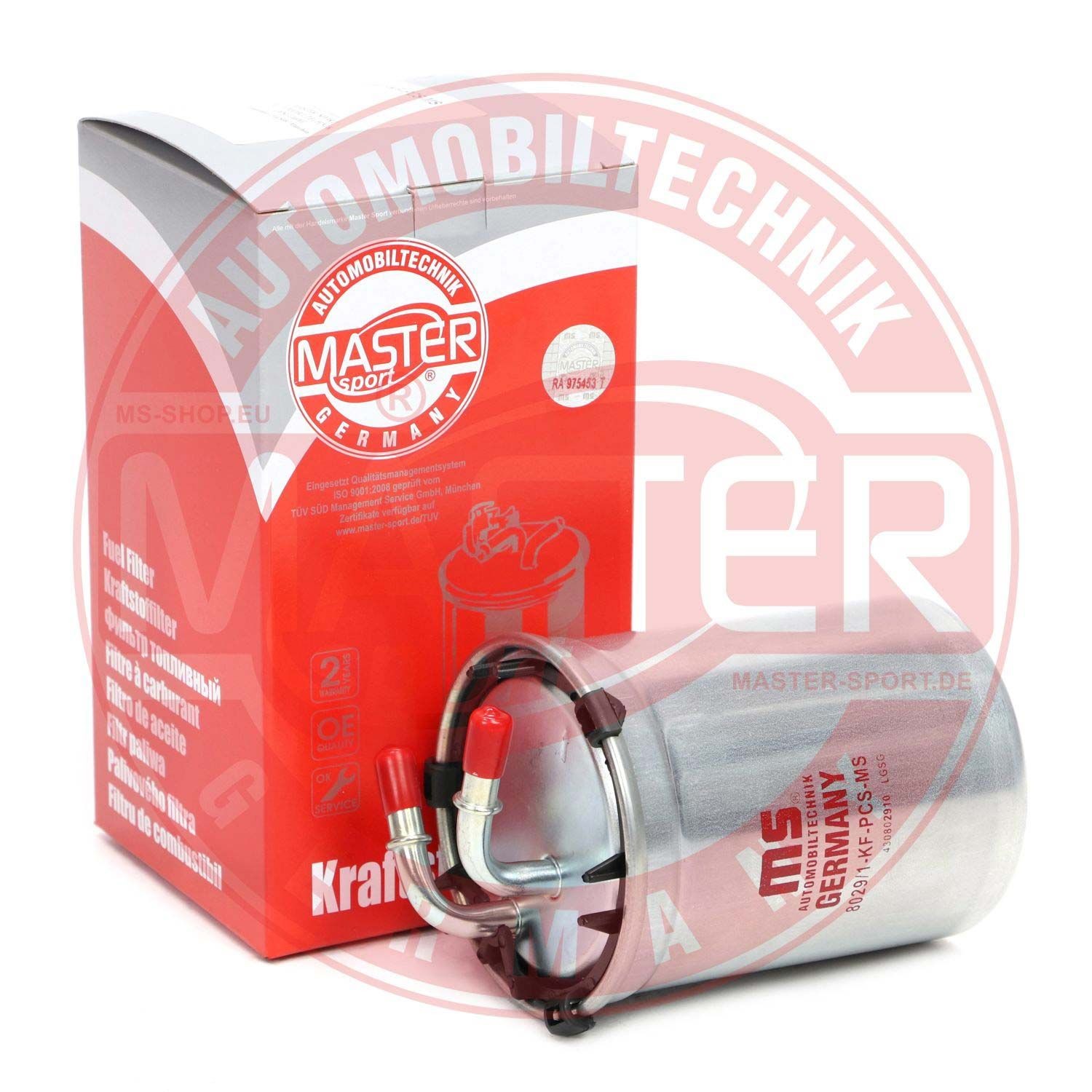 Fuel filter MASTER-SPORT In-Line Filter, 8mm, 8mm - 8029/1-KF-PCS-MS