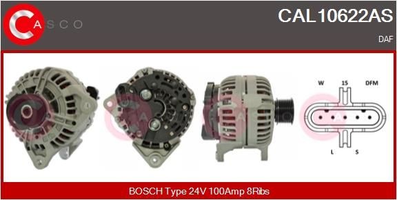 CAL10622AS CASCO Lichtmaschine DAF CF 65