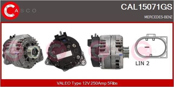 Great value for money - CASCO Alternator CAL15071GS