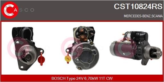 CASCO CST10824RS Starter motor A005 151 5401