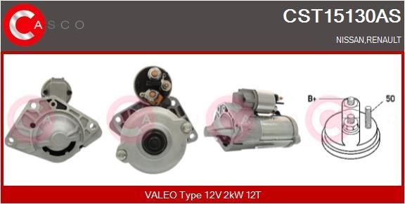 CASCO CST15130AS Starter motor 23300-0106R