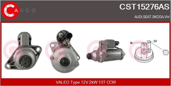 CASCO CST15276AS Starter motor 0AM 911 023 H