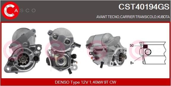 CASCO CST40194GS Starter motor 16235-63010