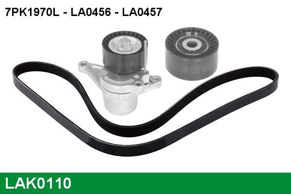 LUCAS LAK0110 V-Ribbed Belt Set 93161808