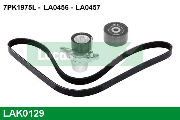 LUCAS LAK0129 V-Ribbed Belt Set 77 01 478 495