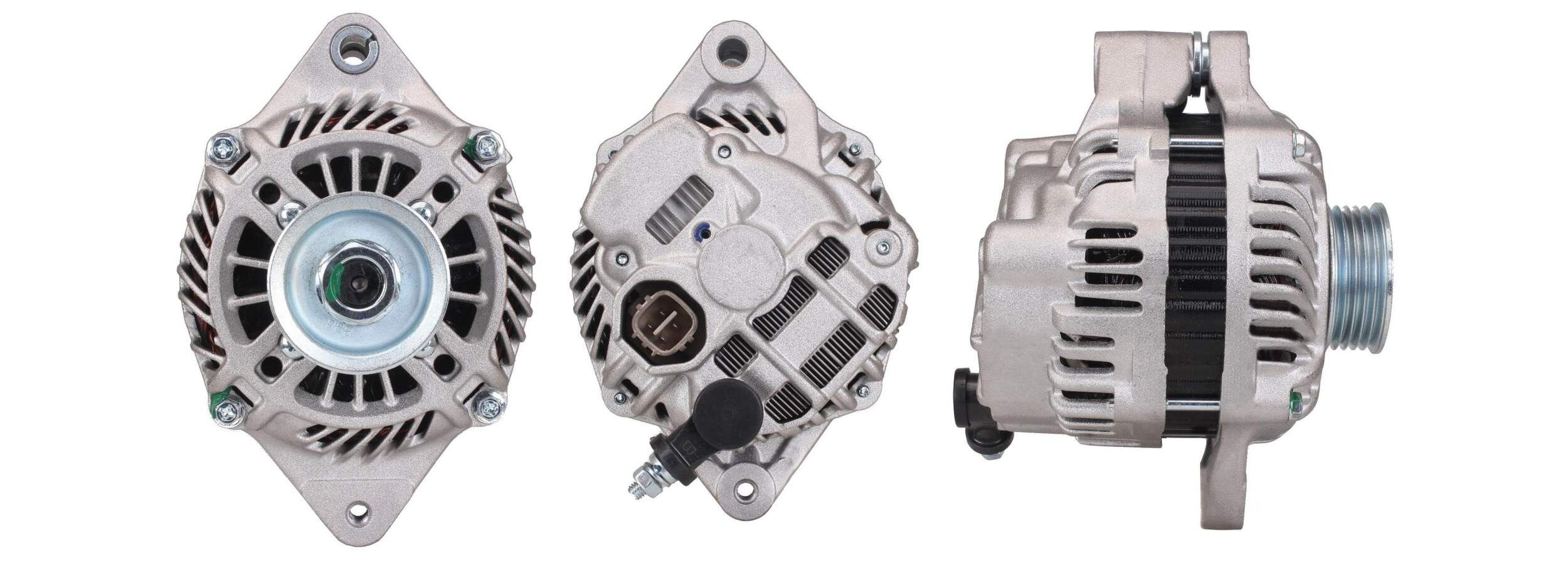 LUCAS 14V, 80A, M6 B+, L-G-C-F Plug, 0092, Ø 55 mm Number of ribs: 5 Generator LRA03690 buy