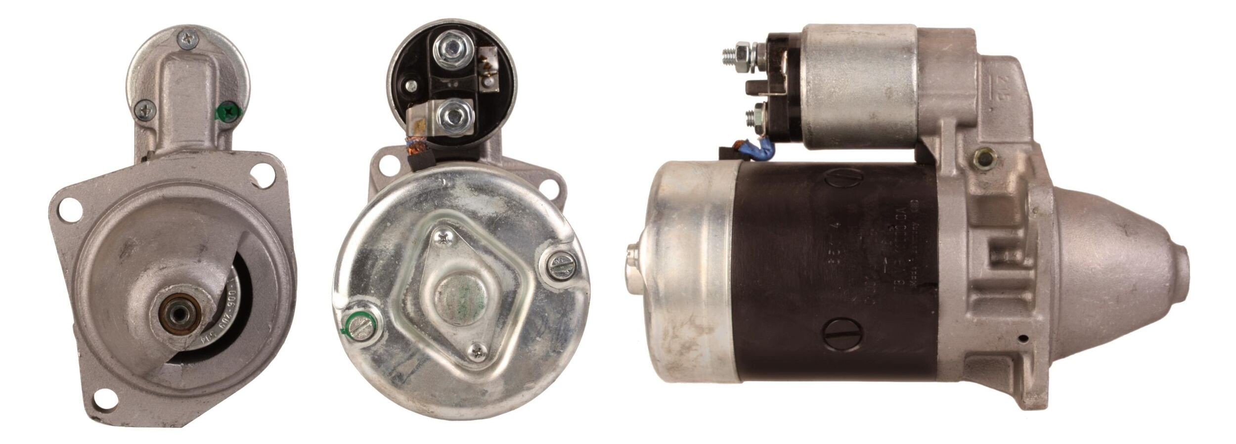 Starter motors LUCAS 12V, 1,1kW, Number of Teeth: 9, Plug, M8, Ø 89 mm - LRS00345